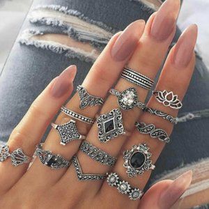 Stackable Rings (Set of 15)